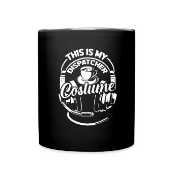 Emergency Call Control Center Operations Center - Full Colour Mug - black - Front