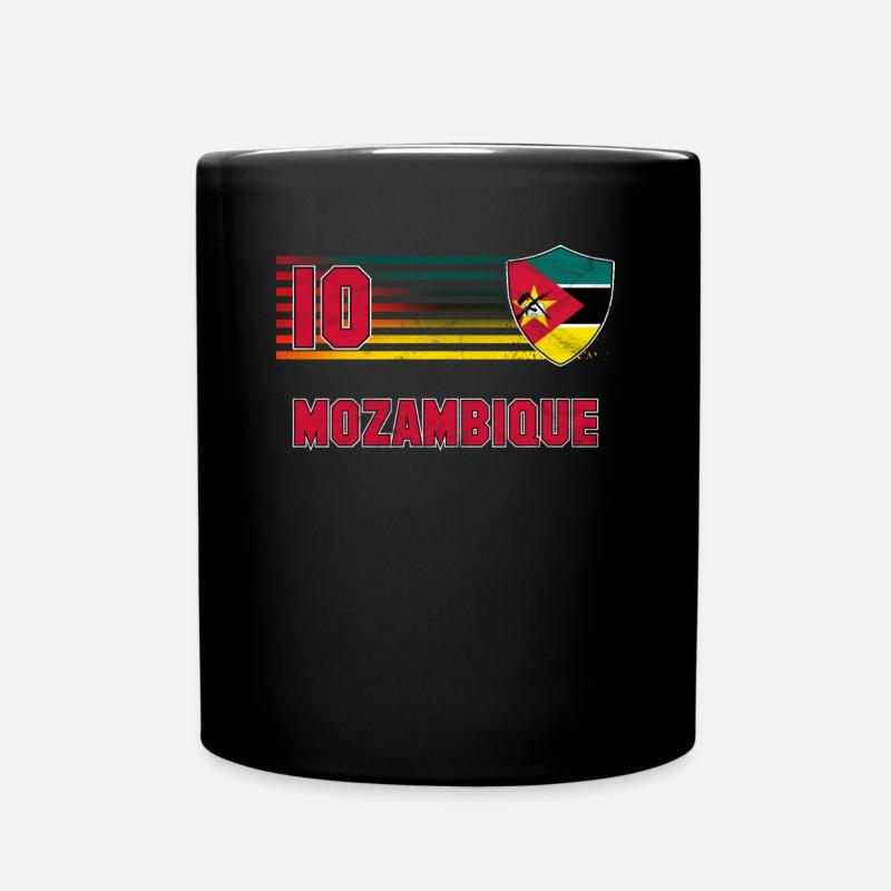 Mosambik - Tasse einfarbig - Schwarz