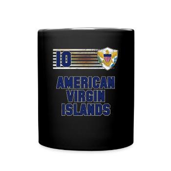 American Virgin Islands - Full Colour Mug - black - Front