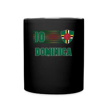 Dominique - Mug uni - noir - Devant