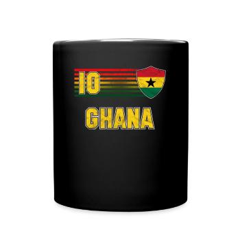 Ghana - Mug uni - noir - Devant
