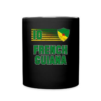 French Guiana - Full Colour Mug - black - Front