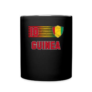 Guinée - Mug uni - noir - Devant