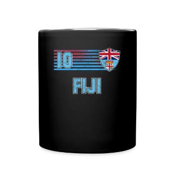 Fidschi - Tasse einfarbig - Schwarz - Vorne