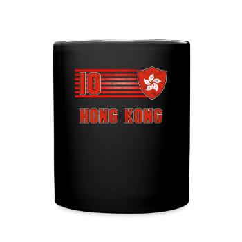 Hong Kong - Full Colour Mug - black - Front