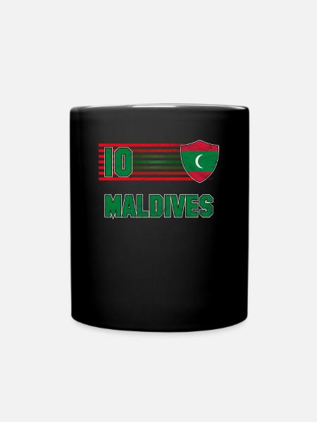 Malediven - Tasse einfarbig - Schwarz