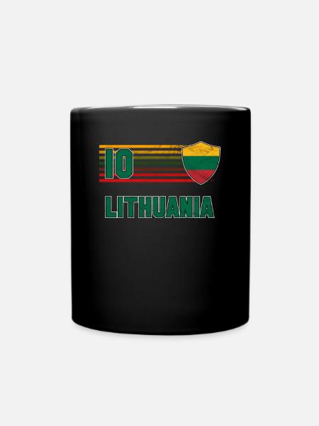 Lithuania - Full Colour Mug - black