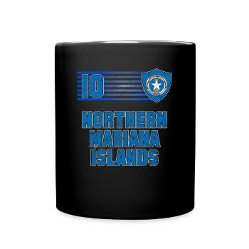 Mariannes du Nord (Îles) - Mug uni - noir - Devant