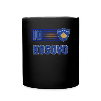 Kosovo (en anglais) - Mug uni - noir - Devant