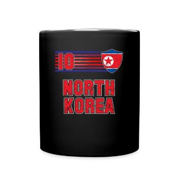 North Korea - Full Colour Mug - black - Front