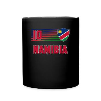 Namibia - Tasse einfarbig - Schwarz - Vorne
