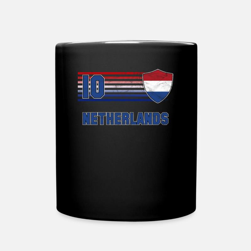 Niederlande - Tasse einfarbig - Schwarz