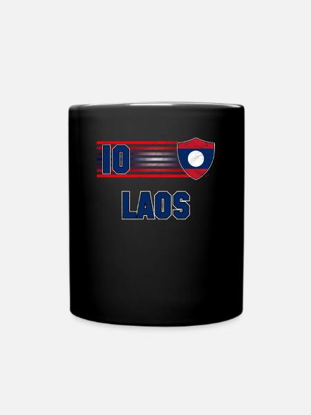 Laos - Mug uni - noir