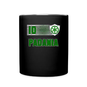 Padanien - Tasse einfarbig - Schwarz - Vorne