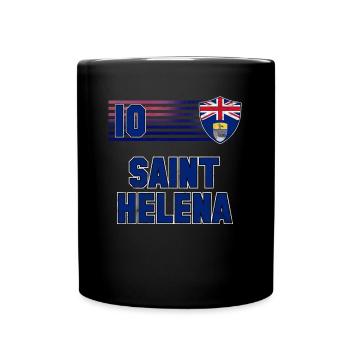 Saint Helena - Full Colour Mug - black - Front
