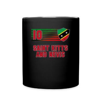 Saint Kitts et Nevis - Mug uni - noir - Devant