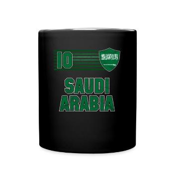 Saudi Arabia - Full Colour Mug - black - Front