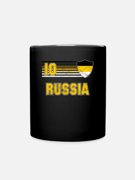 Russisches Kaiserreich - Tasse einfarbig - Schwarz