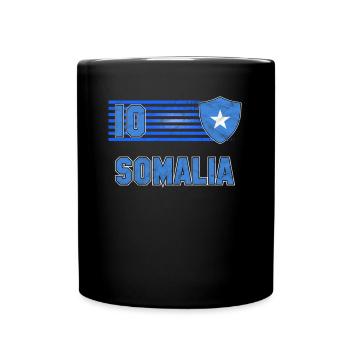 Somalia - Tasse einfarbig - Schwarz - Vorne