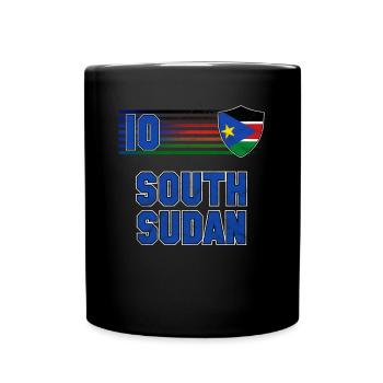 South Sudan - Full Colour Mug - black - Front