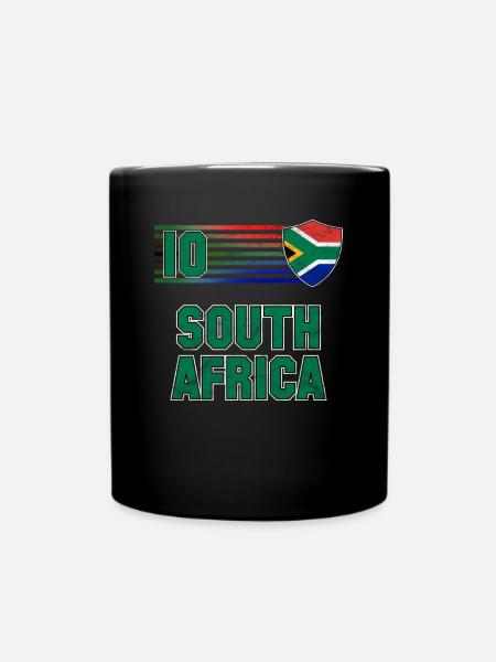 Südafrika - Tasse einfarbig - Schwarz