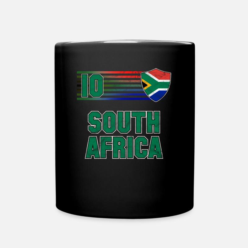 Südafrika - Tasse einfarbig - Schwarz