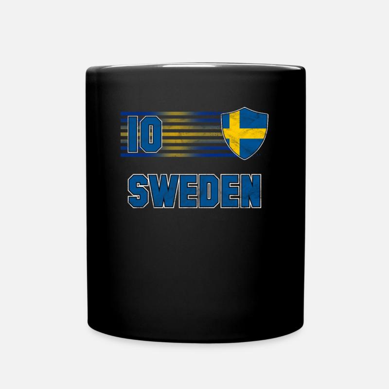 Schweden - Tasse einfarbig - Schwarz