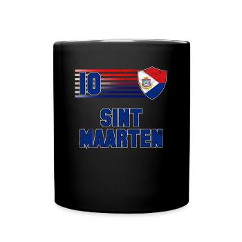 Sint Maarten - Full Colour Mug - black - Front