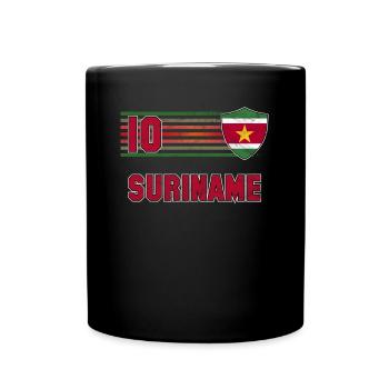 Suriname - Mug uni - noir - Devant