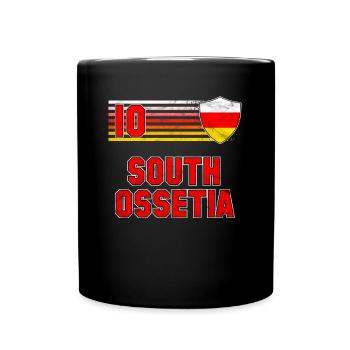 Ossétie du Sud - Mug uni - noir - Devant