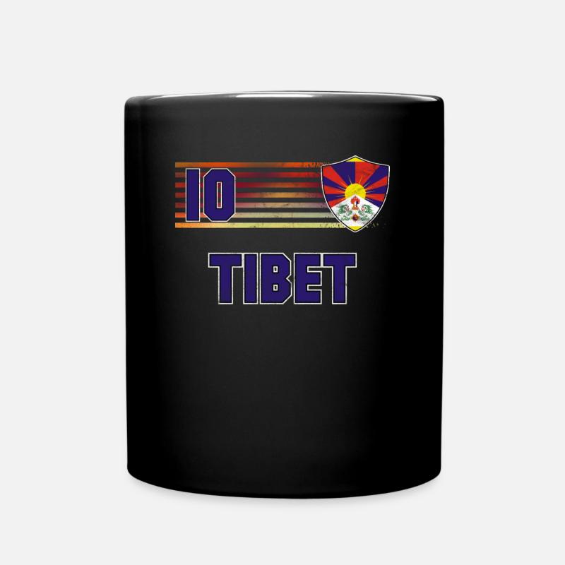 Tibet - Tasse einfarbig - Schwarz