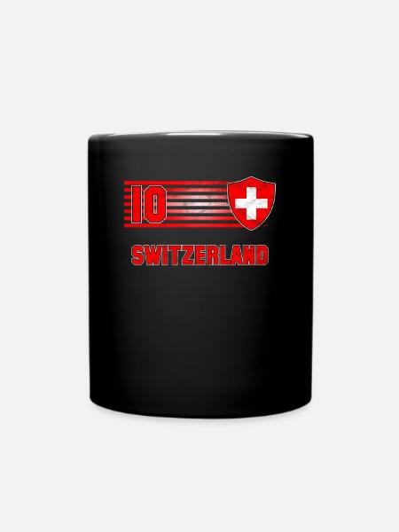 Suisse - Mug uni - noir