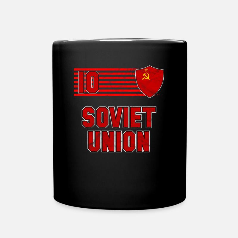 Soviet Union - Full Colour Mug - black