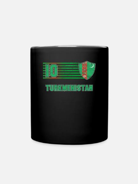 Turkmenistan - Tasse einfarbig - Schwarz