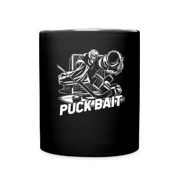 Eishockey Torwart - Tasse einfarbig - Schwarz - Vorne