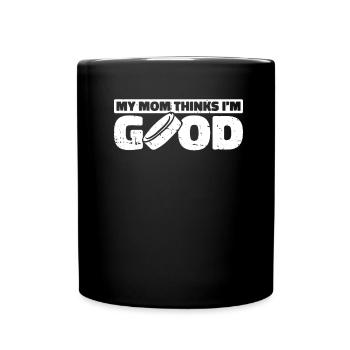 Gardien de but de hockey sur glace Gardien de but Maman - Mug uni - noir - Devant