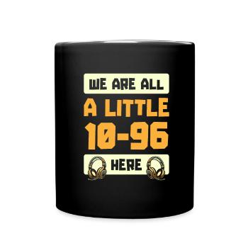 Emergency Call Control Center Operations Center - Full Colour Mug - black - Front