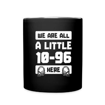 Emergency Call Control Center Operations Center - Full Colour Mug - black - Front
