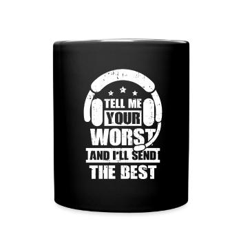 Emergency Call Control Center Operations Center - Full Colour Mug - black - Front