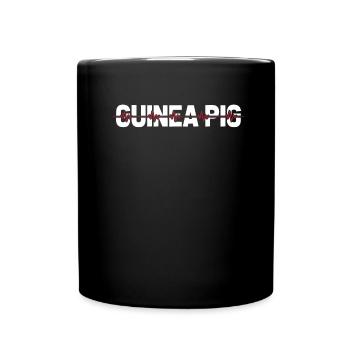 Cochon d’Inde Cochon d’Inde Ekg Heartbeat - Mug uni - noir - Devant