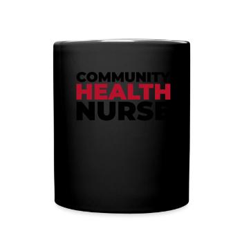 Infirmière en santé communautaire de Krankenschwester - Mug uni - noir - Devant