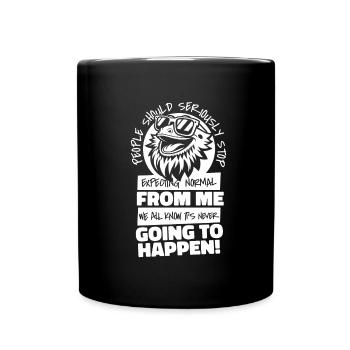 Bartagame Bearded Dragon - Full Colour Mug - black - Front