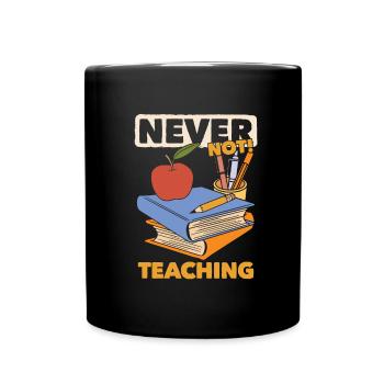 Teacher Pedagogue - Full Colour Mug - black - Front
