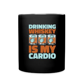 Whisky Whisky Citation Cardio Drôle - Mug uni - noir - Devant