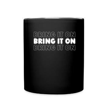 Bâton de hockey sur glace gardien de but - Mug uni - noir - Devant