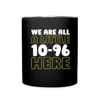 Emergency Call Control Center Operations Center - Full Colour Mug - black - Front