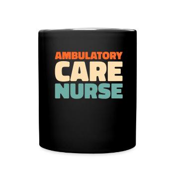Krankenschwester Ambulatory Care Nurse - Tasse einfarbig - Schwarz - Vorne