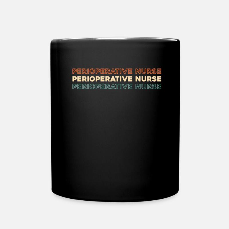 Krankenschwester Perioperative Nurse - Tasse einfarbig - Schwarz