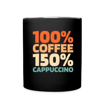 Coffee Cafe - Full Colour Mug - black - Front