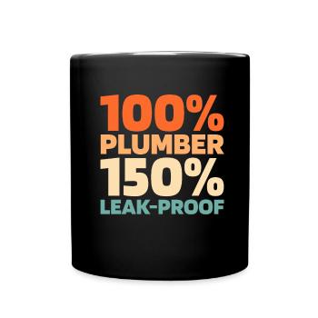 Plumber Installer - Full Colour Mug - black - Front